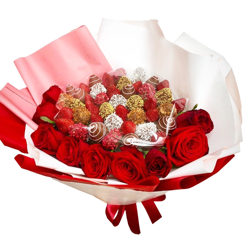 Букет из клубники Красный секрет